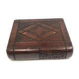 1922 Folk Art Carved "Adam and Eve Joke Book" with Surprise Snake