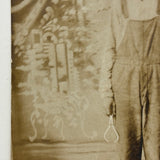 Highly Empathetic Occupational Portrait of a Young Man with Calipers, Antique RPPC