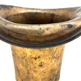 SOLD Golden Top Hat with Great Patina (and Hole at Center for Unknown Purpose!)