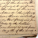 19th Century British Folio with Beautifully Handwritten Notes on Wax Flower Making, Fresco Painting, Mold Making, Drawing Faces, More