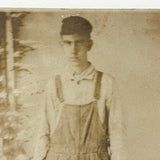 Highly Empathetic Occupational Portrait of a Young Man with Calipers, Antique RPPC