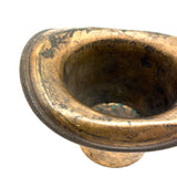 SOLD Golden Top Hat with Great Patina (and Hole at Center for Unknown Purpose!)