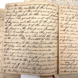19th Century British Folio with Beautifully Handwritten Notes on Wax Flower Making, Fresco Painting, Mold Making, Drawing Faces, More