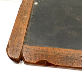 Alex's Carved Into, Beautifully Worn 19th Century School Slate with Angled Etched Lines