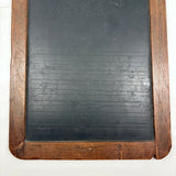 Alex's Carved Into, Beautifully Worn 19th Century School Slate with Angled Etched Lines