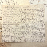 19th Century British Folio with Beautifully Handwritten Notes on Wax Flower Making, Fresco Painting, Mold Making, Drawing Faces, More