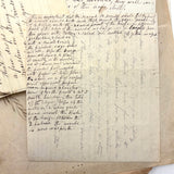 19th Century British Folio with Beautifully Handwritten Notes on Wax Flower Making, Fresco Painting, Mold Making, Drawing Faces, More