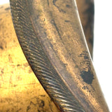 SOLD Golden Top Hat with Great Patina (and Hole at Center for Unknown Purpose!)