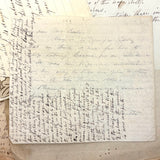 19th Century British Folio with Beautifully Handwritten Notes on Wax Flower Making, Fresco Painting, Mold Making, Drawing Faces, More
