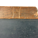 Alex's Carved Into, Beautifully Worn 19th Century School Slate with Angled Etched Lines