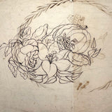 19th Century British Folio with Beautifully Handwritten Notes on Wax Flower Making, Fresco Painting, Mold Making, Drawing Faces, More
