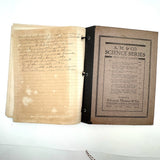 Ruth Seifert's 1915 New Brunswick High School Biology Notebook with Great Diagrams