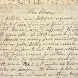 19th Century British Folio with Beautifully Handwritten Notes on Wax Flower Making, Fresco Painting, Mold Making, Drawing Faces, More