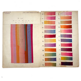 Glorious Antique French Ribbon Swatch Sample Card