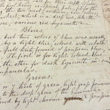 19th Century British Folio with Beautifully Handwritten Notes on Wax Flower Making, Fresco Painting, Mold Making, Drawing Faces, More