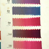 Glorious Antique French Ribbon Swatch Sample Card