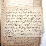 19th Century British Folio with Beautifully Handwritten Notes on Wax Flower Making, Fresco Painting, Mold Making, Drawing Faces, More