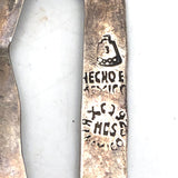 Vintage Mexican Hecho En Mexico Sterling Silver Hand Shaped Bookmark