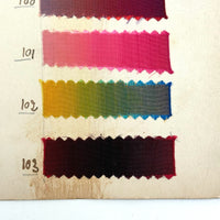 Glorious Antique French Ribbon Swatch Sample Card