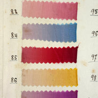 Glorious Antique French Ribbon Swatch Sample Card