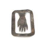 Vintage Mexican Hecho En Mexico Sterling Silver Hand Shaped Bookmark