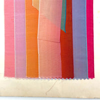 Glorious Antique French Ribbon Swatch Sample Card
