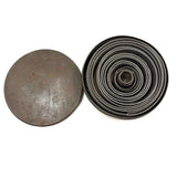 Graduated Old Set of Round Tin Cutters in Tin Case