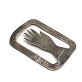 Vintage Mexican Hecho En Mexico Sterling Silver Hand Shaped Bookmark
