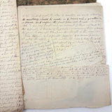 19th Century British Folio with Beautifully Handwritten Notes on Wax Flower Making, Fresco Painting, Mold Making, Drawing Faces, More
