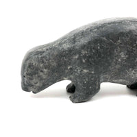 Wonderful Inuit Stone Carved Beaver or Wolverine