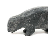 Wonderful Inuit Stone Carved Beaver or Wolverine