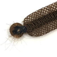 Very Intricately Woven (and Very Wearable) Victorian Hair Cuff