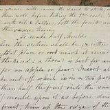 19th Century British Folio with Beautifully Handwritten Notes on Wax Flower Making, Fresco Painting, Mold Making, Drawing Faces, More