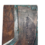 Late 19th Century "Snag Proof" Boots Copper on Wood Print Block