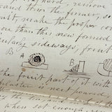 19th Century British Folio with Beautifully Handwritten Notes on Wax Flower Making, Fresco Painting, Mold Making, Drawing Faces, More