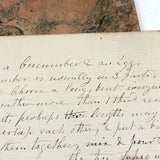 19th Century British Folio with Beautifully Handwritten Notes on Wax Flower Making, Fresco Painting, Mold Making, Drawing Faces, More