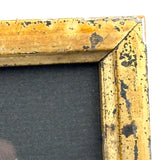 Four Hearts, Feb 1876 Iowa Cut Paper Love Token in Period Gold Leafed Frame