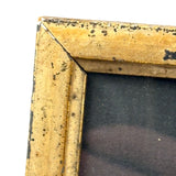 Four Hearts, Feb 1876 Iowa Cut Paper Love Token in Period Gold Leafed Frame