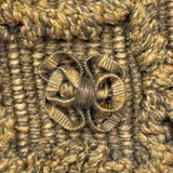 Amazing 17th-18th Century Ornately Decorated Handwoven Heavy Wool and Metallic Thread Trim, Presumed English