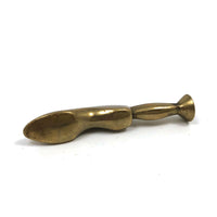 Auböck-esque Brass Foot Pipe Tamper