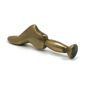 Auböck-esque Brass Foot Pipe Tamper