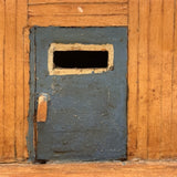 Best Blue Door and Stone Chimney, Sharp and Sweet c. 1930s-40s Matchstick Coin Bank Cabin