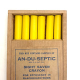 Scarce Early Smith + Binney Co. Untouched Salesman Sample Box of An-Du-Septic Sight Saver Crayons (Chalk)