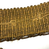 Amazing 17th-18th Century Ornately Decorated Handwoven Heavy Wool and Metallic Thread Trim, Presumed English