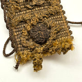 Amazing 17th-18th Century Ornately Decorated Handwoven Heavy Wool and Metallic Thread Trim, Presumed English