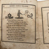 J.H Brown's c. 1830s Mother Goose's Melodies, Brown Paper Cover and Pencil Drawn Additions