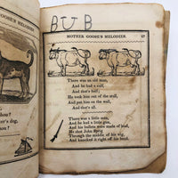 J.H Brown's c. 1830s Mother Goose's Melodies, Brown Paper Cover and Pencil Drawn Additions