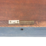 19th Century Document Box in Original Best Blue Paint