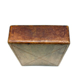 To Celia Woods from Aunt Rena, 1862, Vermont: Perfect Condition Carved Out, Chip Carved Blonde Wood Slide Lid Box with Heart