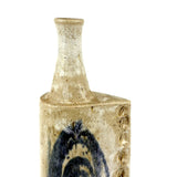 Mid Century Hand-built Studio Pottery Tall Single Stem Vase